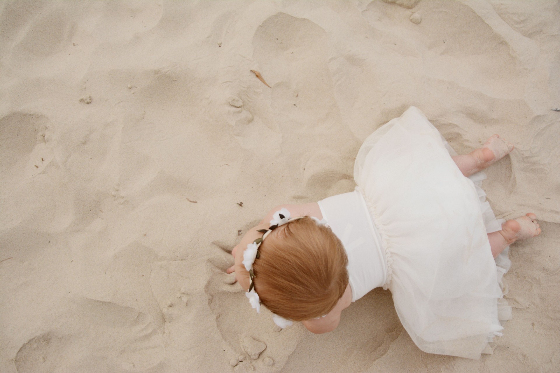 Cute Baby Girl Crawling